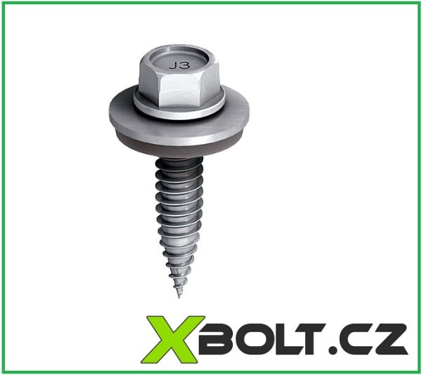 Šroub do plechu M5,5 x 25 E16 + podložka EPDM